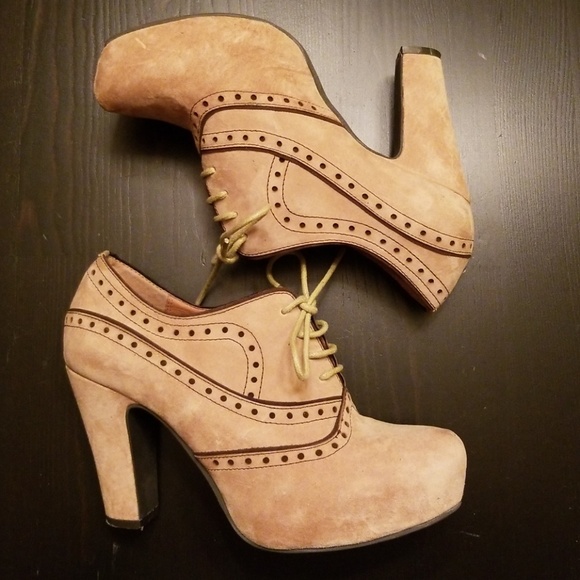 Miz Mooz Shoes - Miz Mooz Lance Oxford Lace Up Heels size 8.5